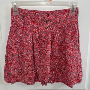 American Eagle Pink Floral Skirt